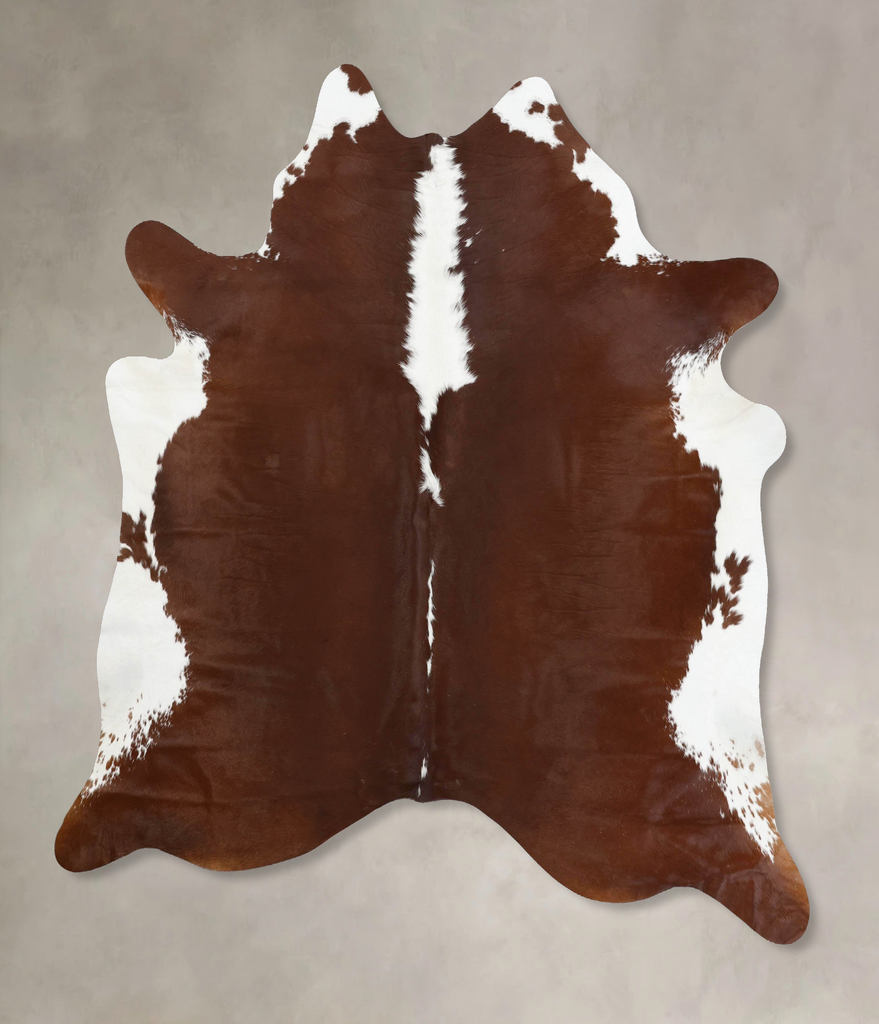 Hereford X-Large Brazilian Cowhide Rug 7'6"H x 6'8"W #B12551 by Hudson Hides