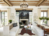Hereford XX-Large Brazilian Cowhide Rug 8'2"H x 6'10"W #B12552 by Hudson Hides