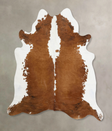 Hereford XX-Large Brazilian Cowhide Rug 7'5"H x 6'9"W #B12553 by Hudson Hides
