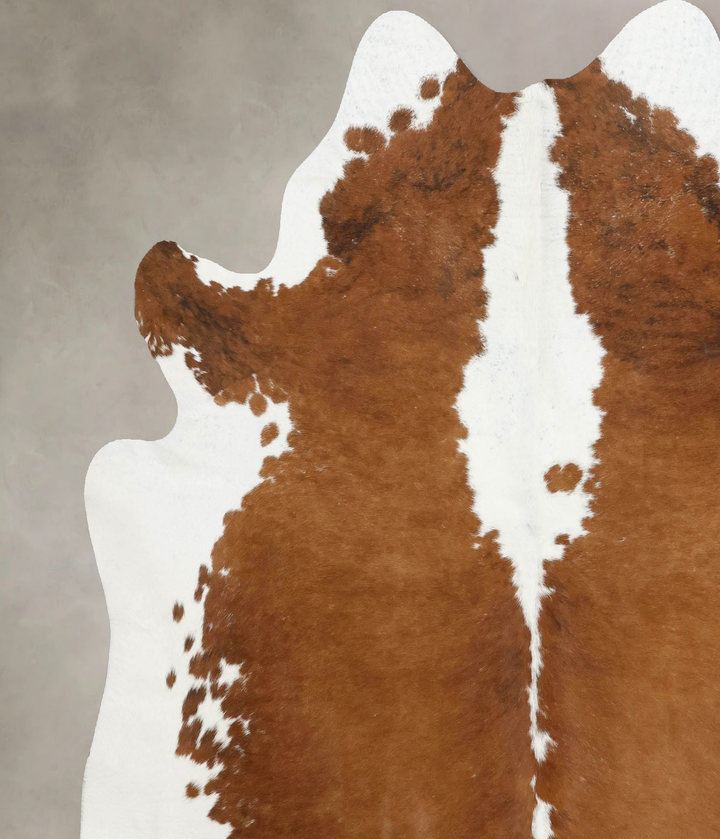 Hereford XX-Large Brazilian Cowhide Rug 7'5"H x 6'9"W #B12553 by Hudson Hides