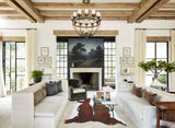 Hereford XX-Large Brazilian Cowhide Rug 7'5"H x 6'9"W #B12553 by Hudson Hides