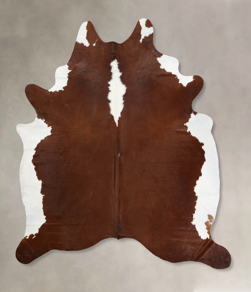 Hereford XX-Large Brazilian Cowhide Rug 9'2"H x 7'7"W #B12555 by Hudson Hides