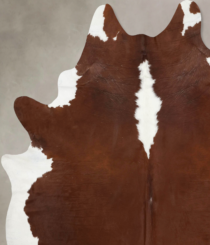 Hereford XX-Large Brazilian Cowhide Rug 9'2"H x 7'7"W #B12555 by Hudson Hides