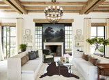 Hereford XX-Large Brazilian Cowhide Rug 8'4"H x 7'3"W #B12557 by Hudson Hides