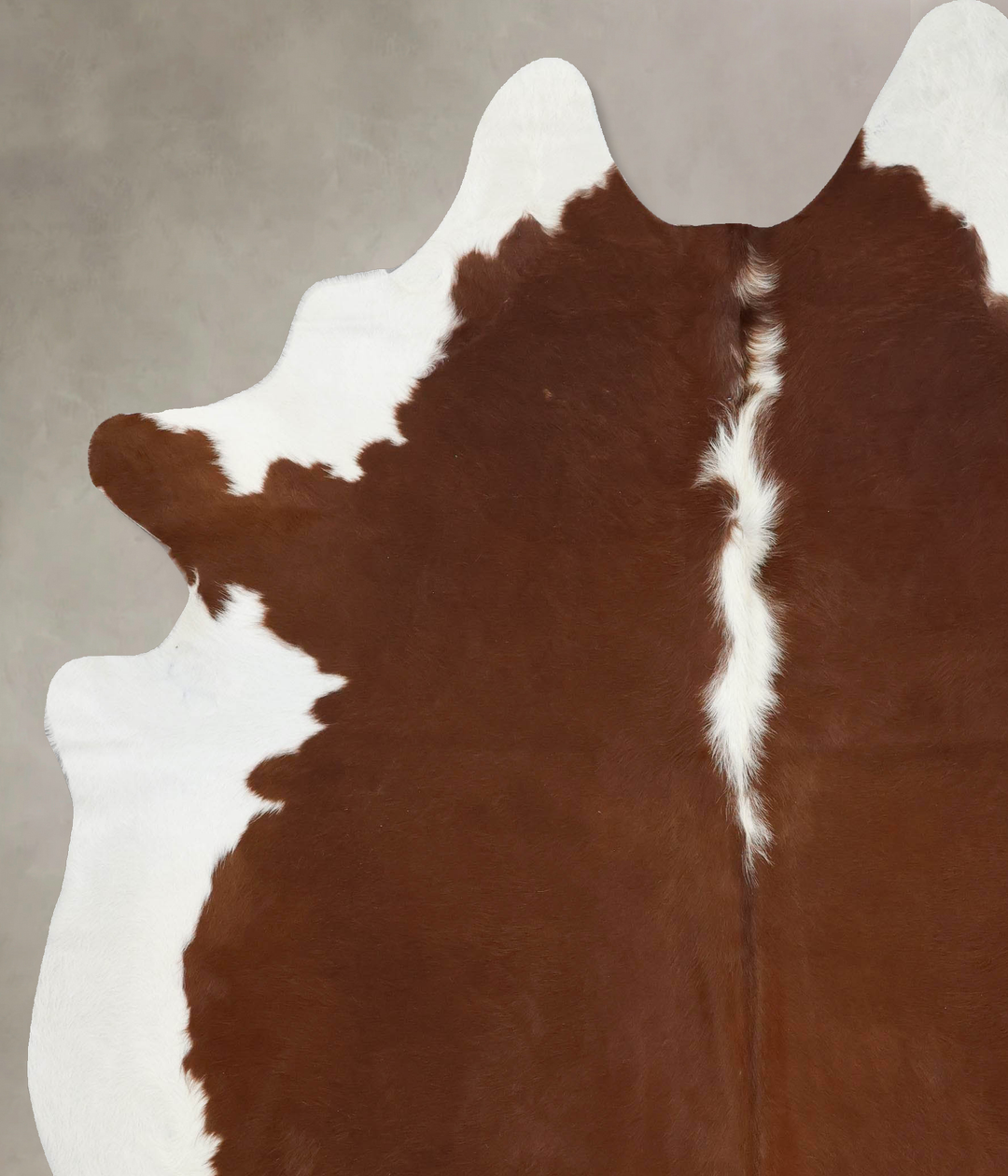 Hereford XX-Large Brazilian Cowhide Rug 8'6"H x 7'0"W #B12558 by Hudso