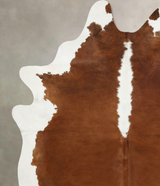 Hereford XX-Large Brazilian Cowhide Rug 8'7"H x 7'1"W #B12559 by Hudson Hides