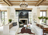 Hereford XX-Large Brazilian Cowhide Rug 8'7"H x 7'1"W #B12559 by Hudson Hides