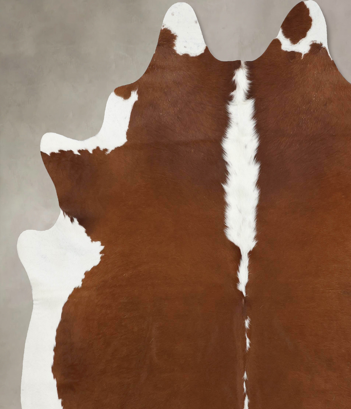 Hereford XX-Large Brazilian Cowhide Rug 8'2"H x 7'6"W #B12560 by Hudson Hides