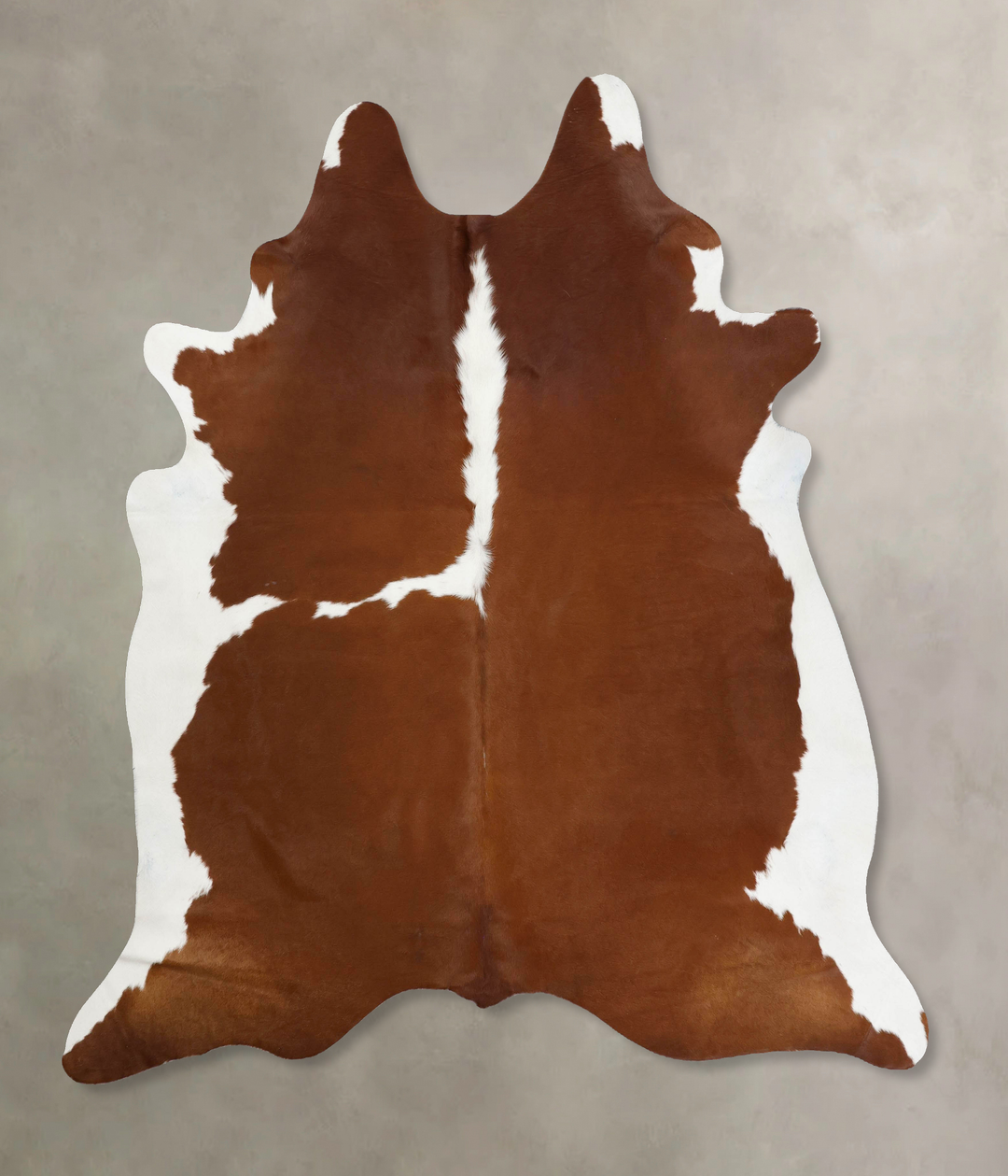 Hereford XX-Large Brazilian Cowhide Rug 7'7"H x 7'0"W #B12561 by Hudso