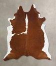 Hereford XX-Large Brazilian Cowhide Rug 7'7"H x 7'0"W #B12561 by Hudson Hides