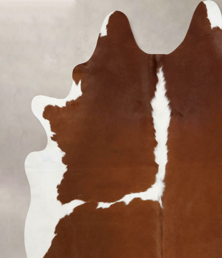 Hereford XX-Large Brazilian Cowhide Rug 7'7"H x 7'0"W #B12561 by Hudson Hides