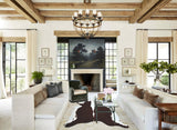 Hereford XX-Large Brazilian Cowhide Rug 8'3"H x 7'0"W #B12563 by Hudson Hides