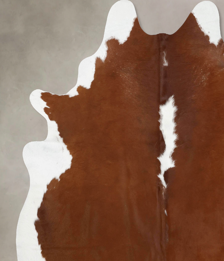 Hereford XX-Large Brazilian Cowhide Rug 8'7"H x 7'1"W #B12564 by Hudson Hides