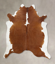 Hereford XX-Large Brazilian Cowhide Rug 7'9"H x 7'2"W #B12570 by Hudson Hides