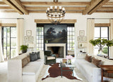 Hereford XX-Large Brazilian Cowhide Rug 7'9"H x 7'2"W #B12570 by Hudson Hides