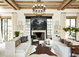 Hereford XX-Large Brazilian Cowhide Rug 8'3"H x 7'1"W #B12571 by Hudson Hides