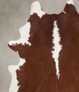 Hereford XX-Large Brazilian Cowhide Rug 8'10"H x 7'4"W #B12572 by Hudson Hides