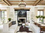 Hereford XX-Large Brazilian Cowhide Rug 8'10"H x 7'4"W #B12572 by Hudson Hides