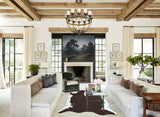 Hereford XX-Large Brazilian Cowhide Rug 7'10"H x 6'9"W #B12573 by Hudson Hides