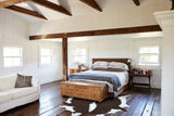 Hereford XX-Large Brazilian Cowhide Rug 7'10"H x 6'9"W #B12573 by Hudson Hides