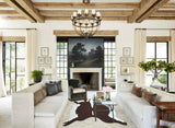 Hereford XX-Large Brazilian Cowhide Rug 8'0"H x 6'8"W #B12574 by Hudson Hides