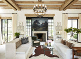 Hereford XX-Large Brazilian Cowhide Rug 8'1"H x 7'10"W #B12576 by Hudson Hides