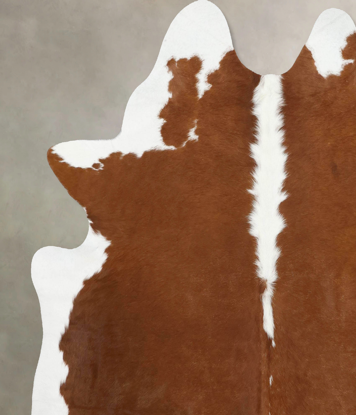 Hereford XX-Large Brazilian Cowhide Rug 7'6"H x 6'8"W #B12577 by Hudson Hides