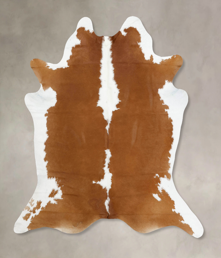 Hereford X-Large Brazilian Cowhide Rug 7'5"H x 6'7"W #B12578 by Hudson Hides