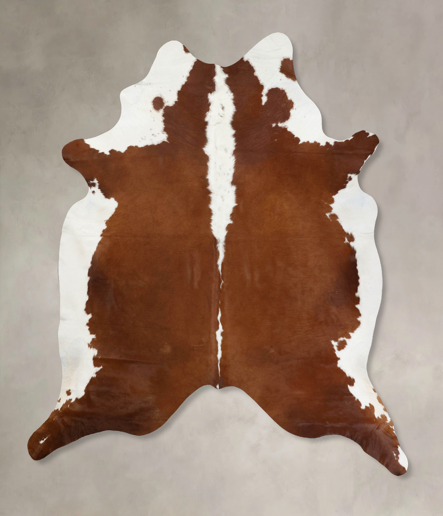 Hereford XX-Large Brazilian Cowhide Rug 9'1"H x 8'0"W #B12579 by Hudson Hides
