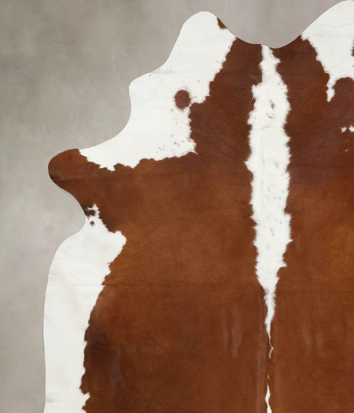 Hereford XX-Large Brazilian Cowhide Rug 9'1"H x 8'0"W #B12579 by Hudson Hides