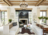 Hereford XX-Large Brazilian Cowhide Rug 8'5"H x 7'4"W #B12580 by Hudson Hides