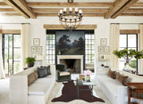 Hereford XX-Large Brazilian Cowhide Rug 8'3"H x 7'7"W #B12581 by Hudson Hides