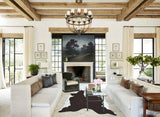 Hereford XX-Large Brazilian Cowhide Rug 8'10"H x 7'1"W #B12584 by Hudson Hides