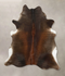 Chocolate Large Brazilian Cowhide Rug 6'4