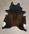 Chocolate X-Large Brazilian Cowhide Rug 7'8