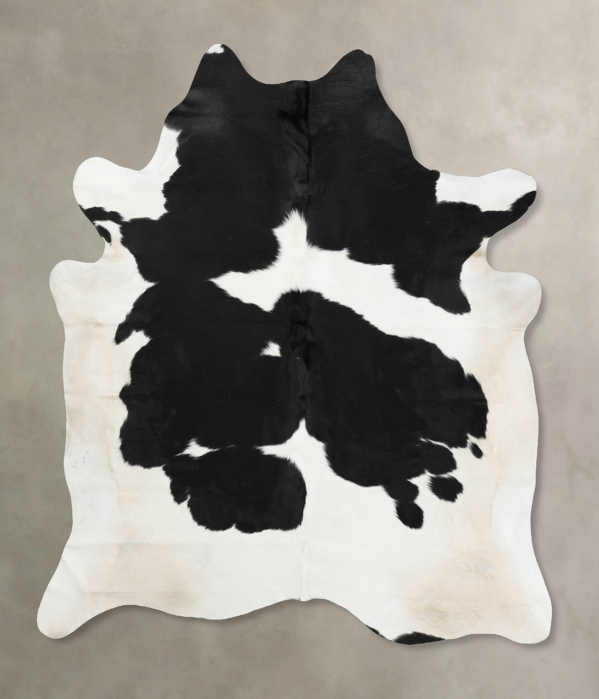 Black and White Cowhide Rug #B12599