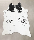 Black and White XX-Large Brazilian Cowhide Rug 8'9"H x 6'6"W #B12600 by Hudson Hides