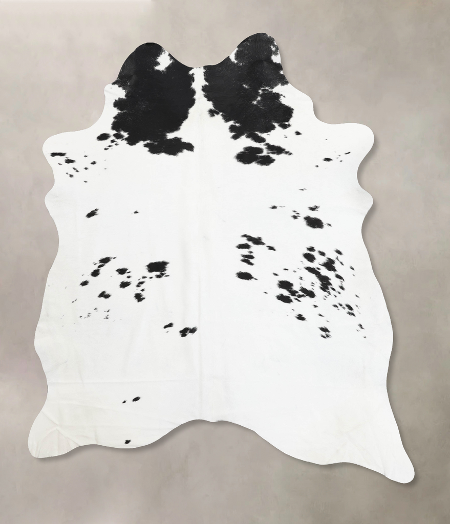 Black and White XX-Large Brazilian Cowhide Rug 8'9"H x 6'6"W #B12600 by Hudson Hides