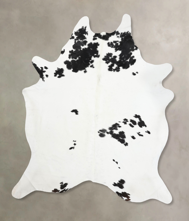 Black and White XX-Large Brazilian Cowhide Rug 9'4"H x 7'3"W #B12603 by Hudson Hides