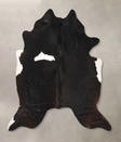 Black and White XX-Large Brazilian Cowhide Rug 7'7"H x 6'11"W #B12617 by Hudson Hides