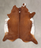 Brown and White Regular XX-Large Brazilian Cowhide Rug 9'2