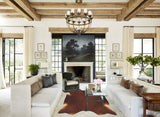 Solid Brown X-Large Brazilian Cowhide Rug 7'4"H x 6'4"W #B12633 by Hudson Hides