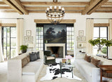 Black and White XX-Large Brazilian Cowhide Rug 8'7"H x 7'4"W #B12653 by Hudson Hides