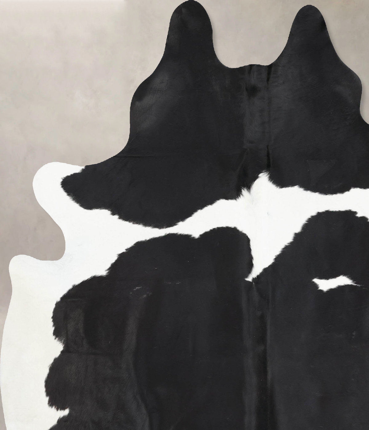 Black and White XX-Large Brazilian Cowhide Rug 8'5"H x 6'9"W #B12655 by Hudson Hides