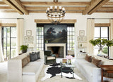 Black and White XX-Large Brazilian Cowhide Rug 8'5"H x 6'9"W #B12655 by Hudson Hides