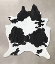 Black and White XX-Large Brazilian Cowhide Rug 8'10"H x 6'3"W #B12659 by Hudson Hides