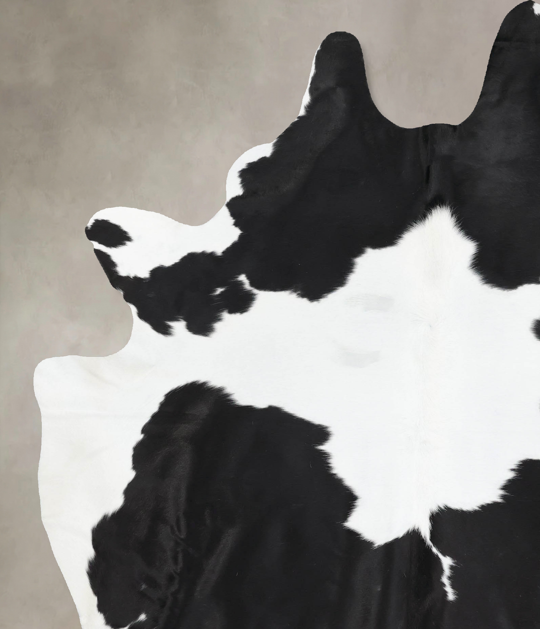 Black and White XX-Large Brazilian Cowhide Rug 8'10"H x 6'3"W #B12659 