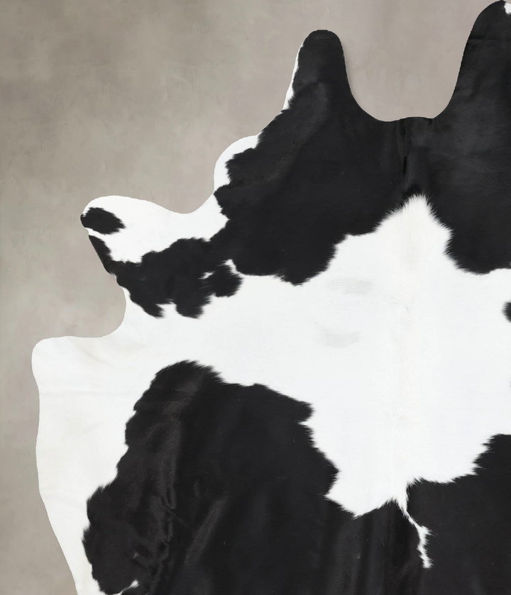 Black and White XX-Large Brazilian Cowhide Rug 8'10"H x 6'3"W #B12659 by Hudson Hides