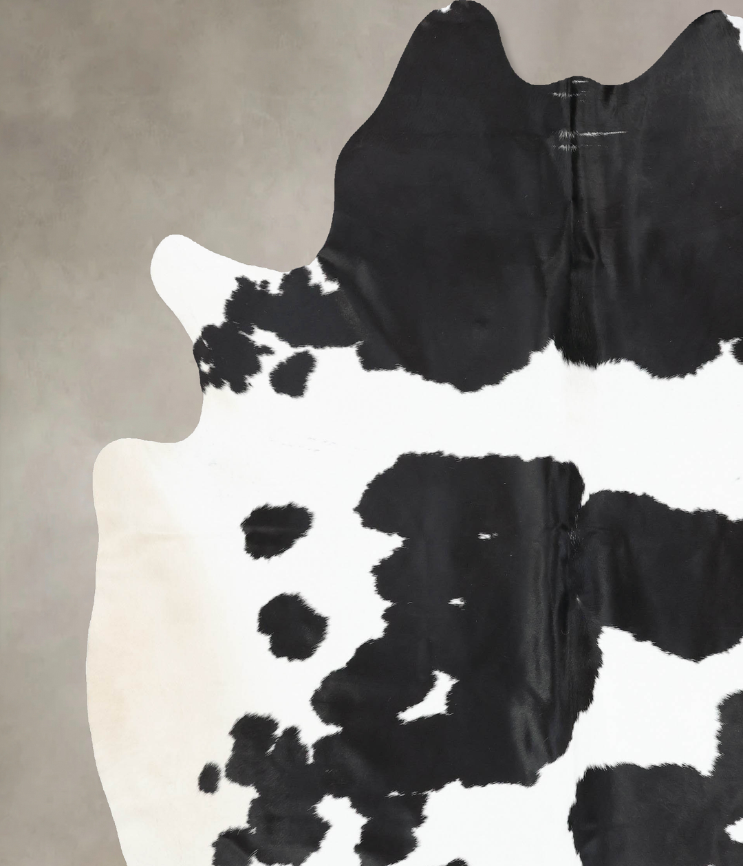 Black and White XX-Large Brazilian Cowhide Rug 8'7"H x 7'6"W #B12663 b