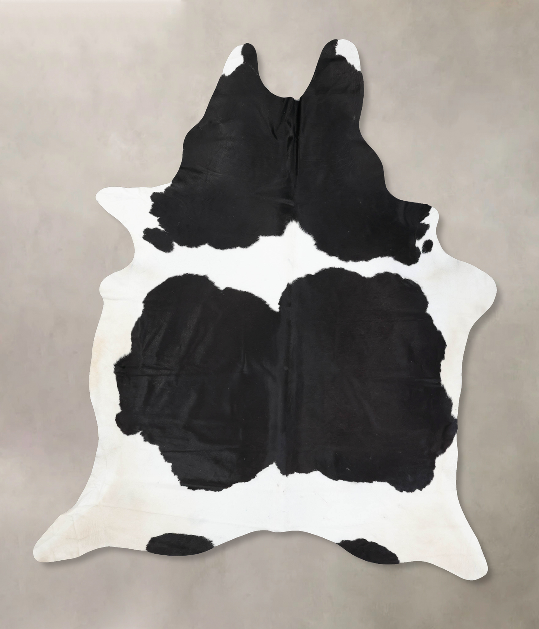 Black and White XX-Large Brazilian Cowhide Rug 9'11"H x 7'9"W #B12667 